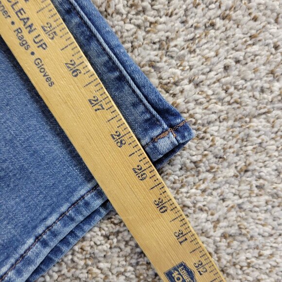 Lee Extreme Motion MVP Jeans Mens 42x29 Tag 42x30 Athletic Fit Dark Wash Stretch - Picture 5 of 7